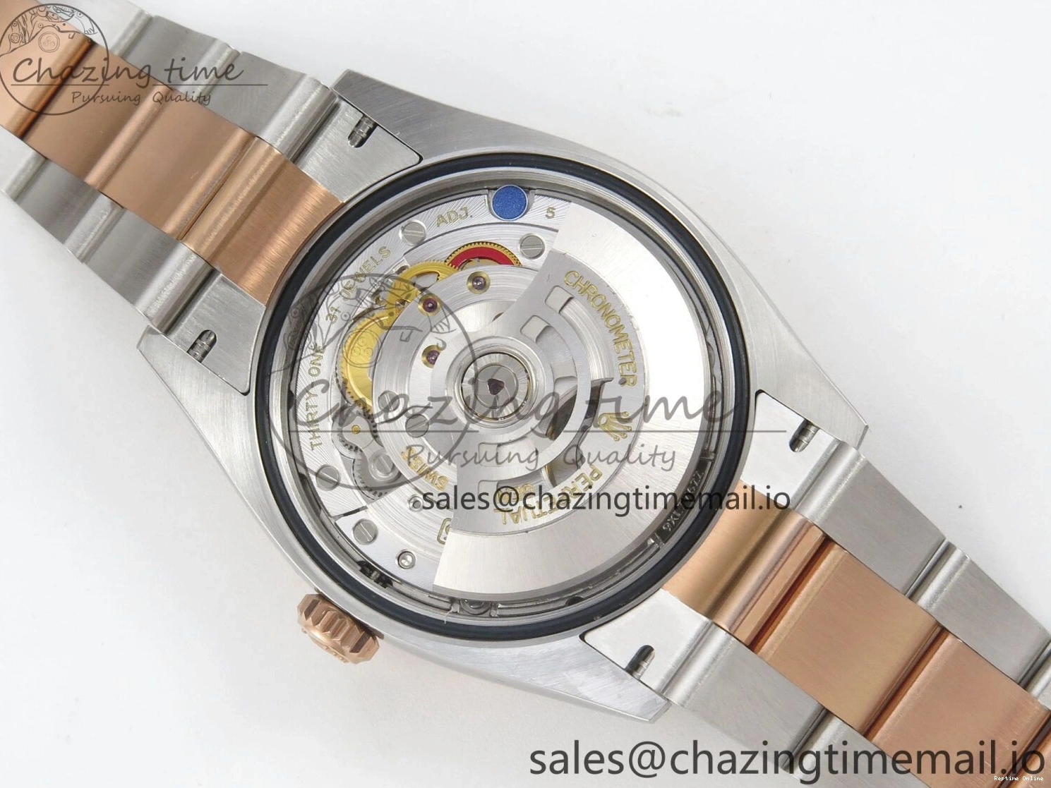 0415 DateJust 36 SS RG ARF 1:1 Best Edition 904L Steel White Stick Dial on Oyster Bracelet SH FashionForward 84